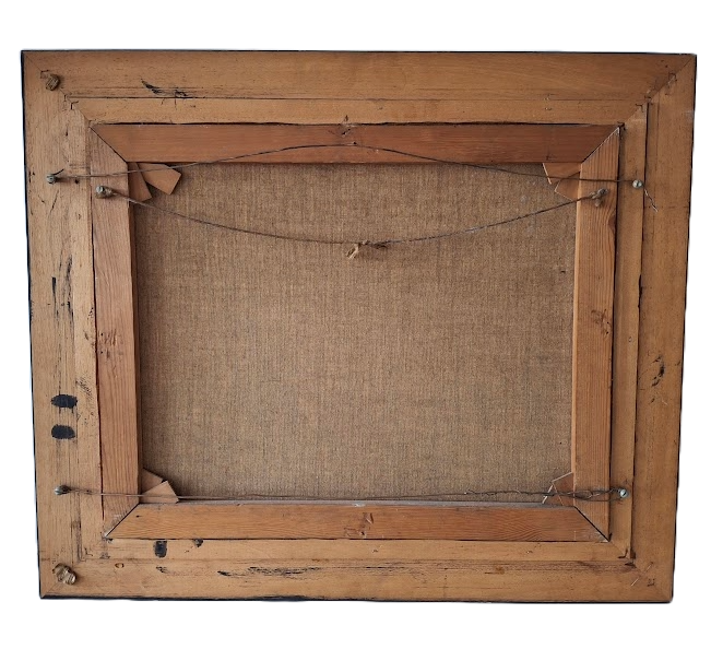 Oil painting by Raymond De Waegenaere from the 1950's