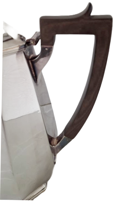 Antique silverplated coffe pot by James Dixon & Sons