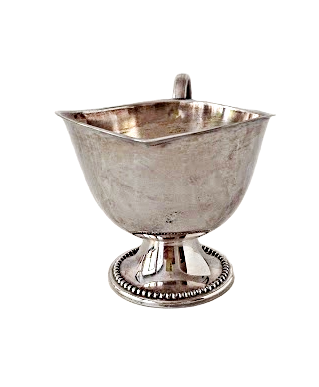 Silverplated milk and sugar set, vintage