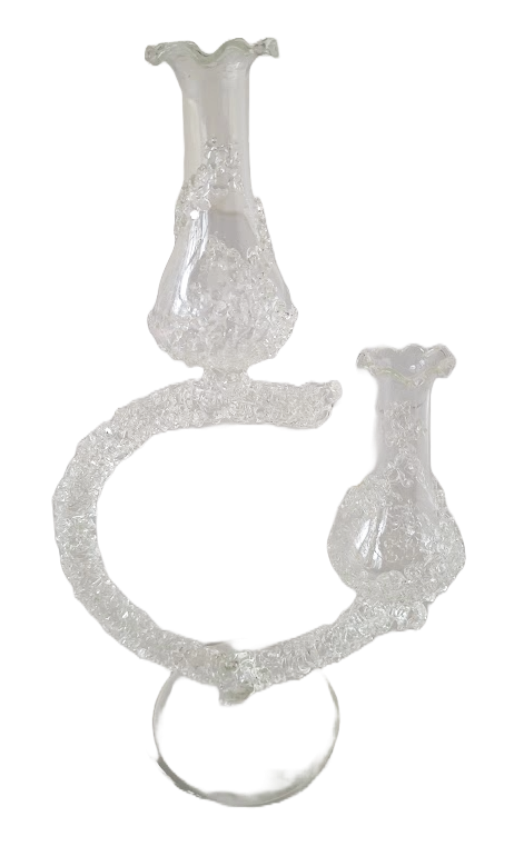 Venetian glass candlestick from the 1950s