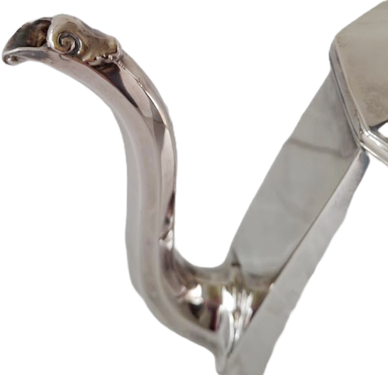 Antique silverplated coffe pot by James Dixon & Sons