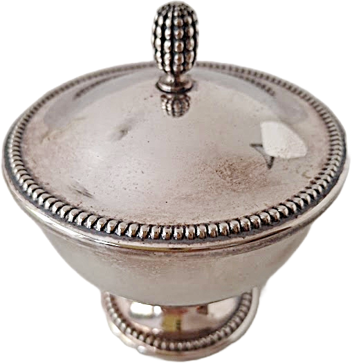 Silverplated milk and sugar set, vintage